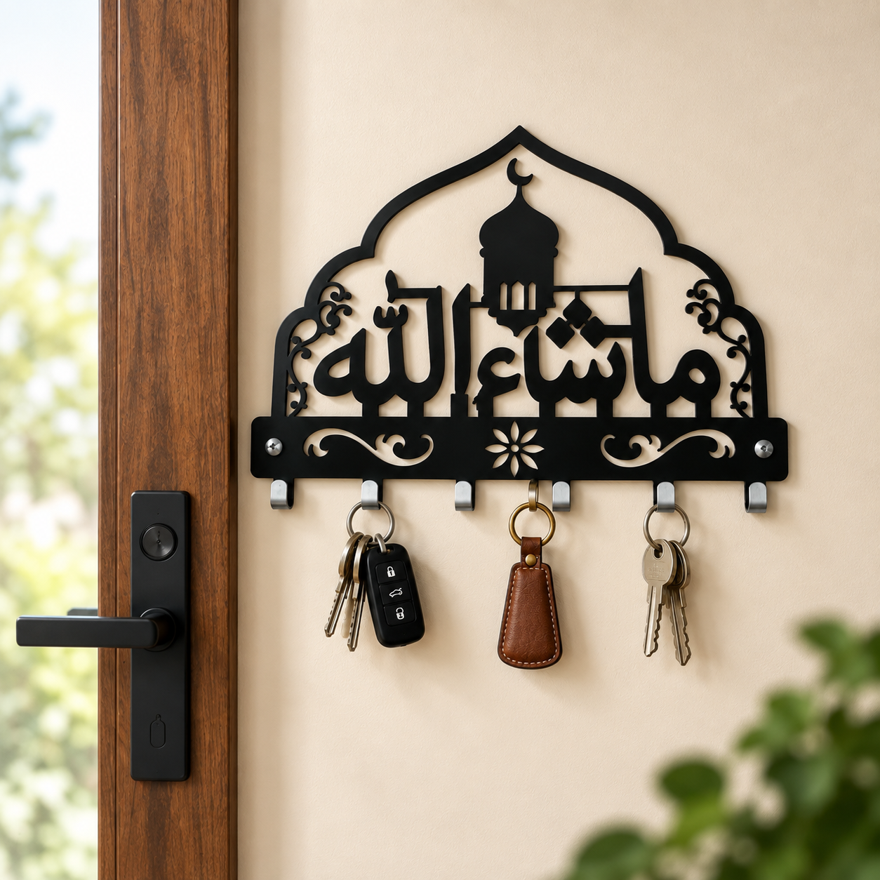 Islamic Calligraphy Key Holder Detail 1