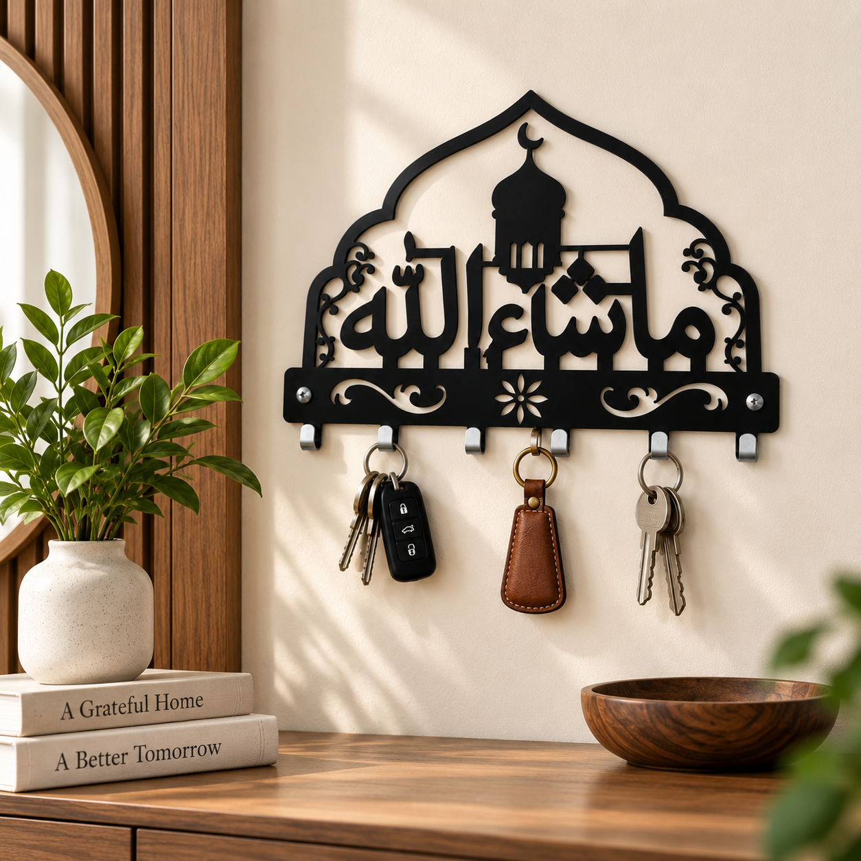 Islamic Calligraphy Key Holder Detail 3